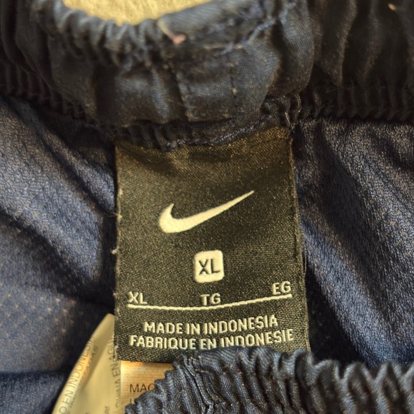 Nike Men's Swim Trunks Shorts Navy Blue Gradient Blue Swoosh Size XL - Picture 6 of 9